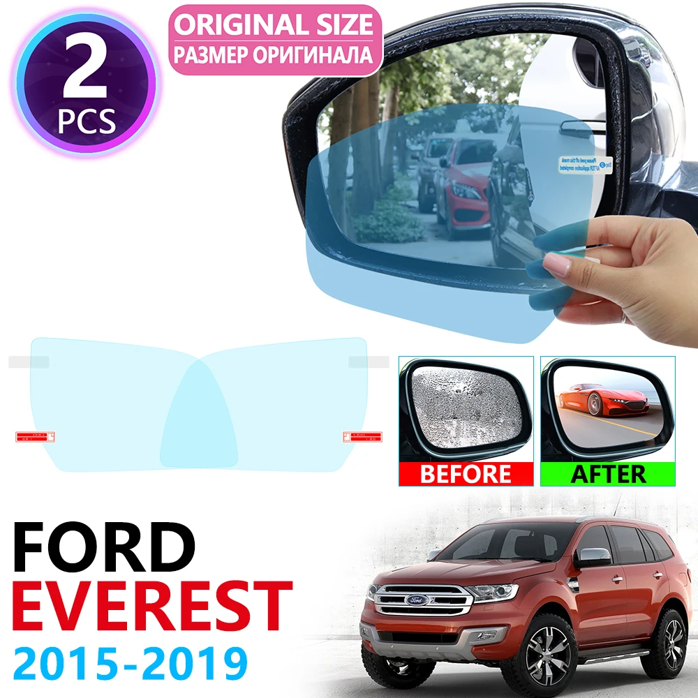 

for Ford Everest Trend 2015 2016 2017 2018 2019 2020 Full Cover Rearview Mirror Anti Fog Rainproof Anti Fog Film Accessories