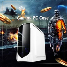 Прозрачная боковая панель Micro 375X185X380 мм ATX Рабочий стол ПК компьютер корпус Поддержка 180 мм широкий процессор радиатор