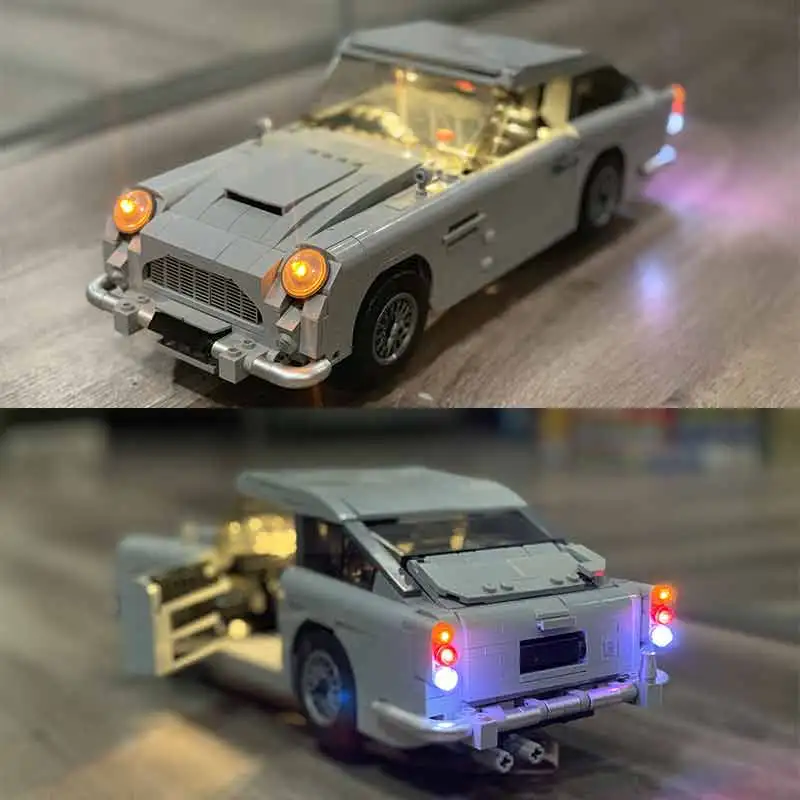 

Creator DIY LED Light technic kits for legoinglys 10262 the Aston Martin car blocks bricks lighting set( only light kit)