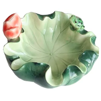 

Ceramic Lotus Ashtray Europe Retro Men Ashtray Personality High Quality Living Room Tray Indoor accessories