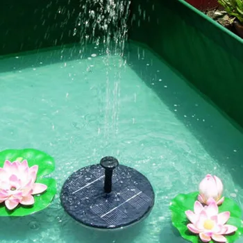 

Mini Solar Powered Fountain Garden Pool Pond Solar Panel Floating Fountain Garden Decoration Water Fountain Bird Bath Pump