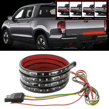 

Parts Tailgate Light Strip Accessories Pickup Trucks Multi-functional Reversing