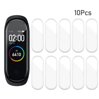 

Xiaomi Mi Band 5 Screen Protector Soft Film For Xiaomi Mi Band 5 Smart Bracelet Accessories Full Screen Permeability Film