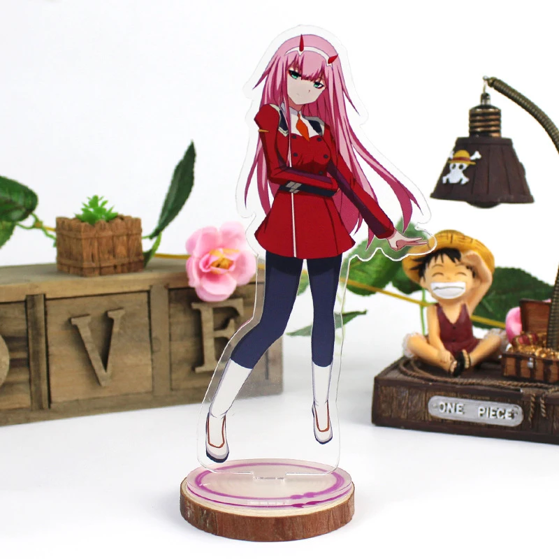 Franxxに最愛のアクリルスタンドモデルおもちゃゼロ2 002アニメアクリルスタンドフィギュア装飾おもちゃコスプレアクションフィギュアdiy Action Figures Aliexpress