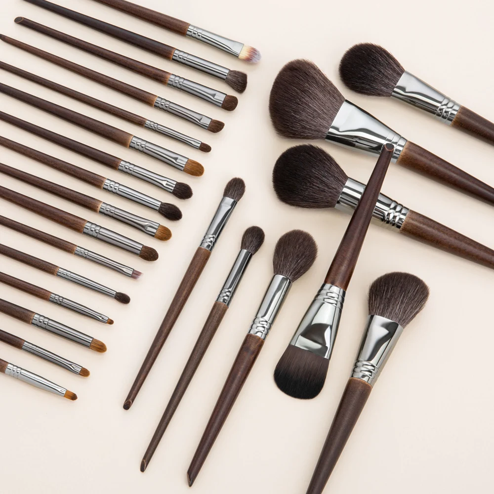 OVW Makeup Brushes Set Lip Brush Blender Eyeshadow Professional Foundation  Eyeliner Wooden - AliExpress