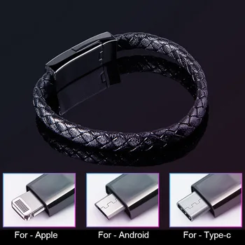 

2.4A Bracelet Charging Data Cable Line Fast Charge Portable for Mobile Phone Sports LHB99