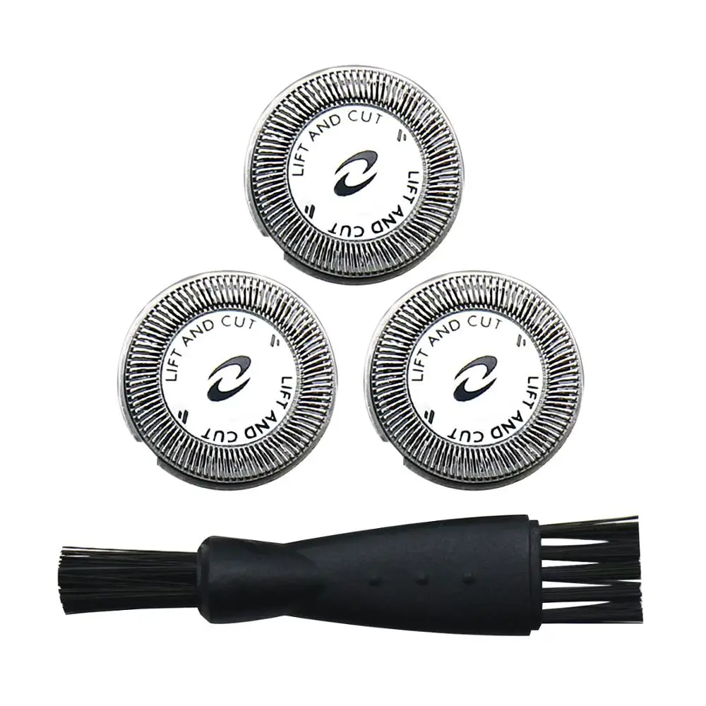 3pcs Replacement Shaver Head for Philips Norelco HQ3 HQ56 HQ55 HQ442 HQ300 HQ916 HQ5426 HQ5430 HQ5625 Razor Blade double knife