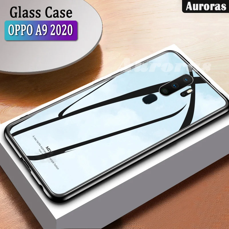Tempered Glass Oppo A5 2021 Back Cover Glass A9 2020 Oppo A5 2021