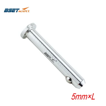 

5mm 316 Stainless Steel Dowel Pin Flat Head Cylindrical Pin Positioning Pins Quick Release Ball Pin Retainer Farm Lawn Garden