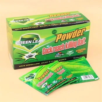 

Garden supplies Effective Powder Cockroach Killing Bait 20 pcs Roach Killer green leaves qing baits Insecticide killer