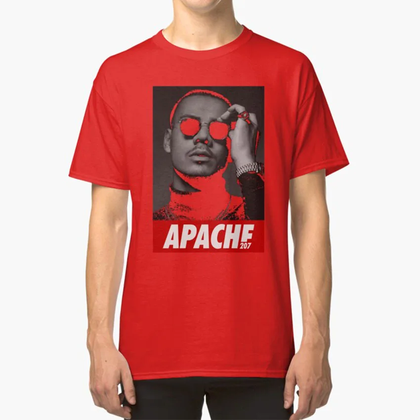 Apache 207 T-Shirt Apache Volkan Yaman Rap Rapper Two Sides Music Tour 207  - AliExpress