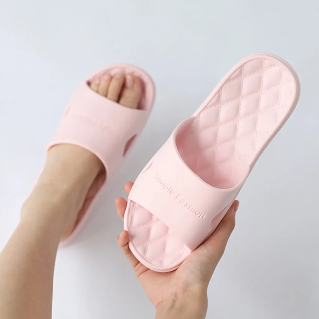 open toe house slippers