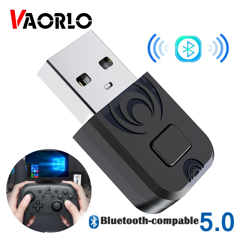 USB-адаптер VAORLO для геймпада PS4 Xbox One S Switch Pro адаптер беспроводного контроллера ПК