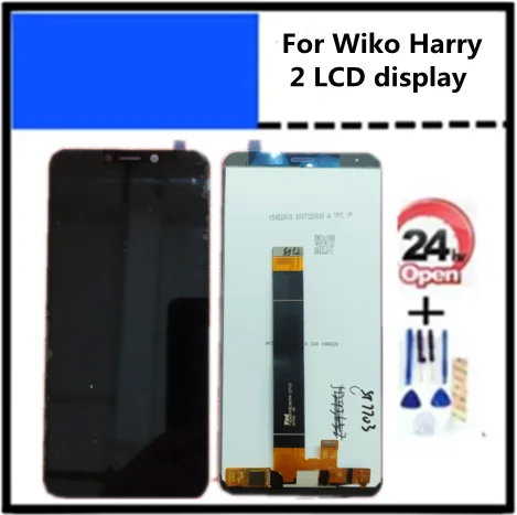 5.45" LCD Display For Wiko Harry 2 display Touch panel Screen sensor monitor Digitizer assembly Harry2 lcds replace | Мобильные
