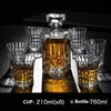 Russia Vodka Decanter Whiskey Bottle Crystal Glass Wine Beer Containers Glass Bottle Glass Cup Home Bar Tools Decoration ► Photo 1/6