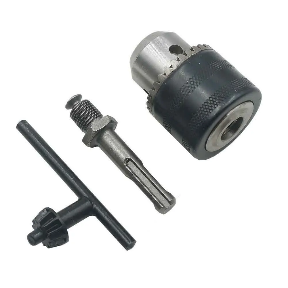 

1.5-13mm Steel Adaptor Quick Release Tool Socket Square Converter Durable Impact Wrench SDS Plus Shank Drill Chuck Set Electric