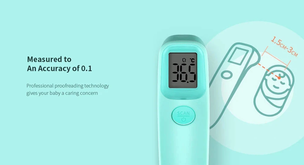 KONKA AET-R1D1 ЖК-дисплей Дисплей 1s быстрое Термометры Детские бесконтактный инфракрасный головка Температура лихорадка Предупреждение термометр