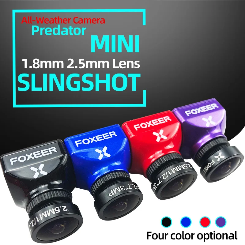  Foxeer Predator V4 FPV Camera Racing Drone Mini Camera16:9/4:3 PAL/NTSC switchable Super WDR OSD 4m