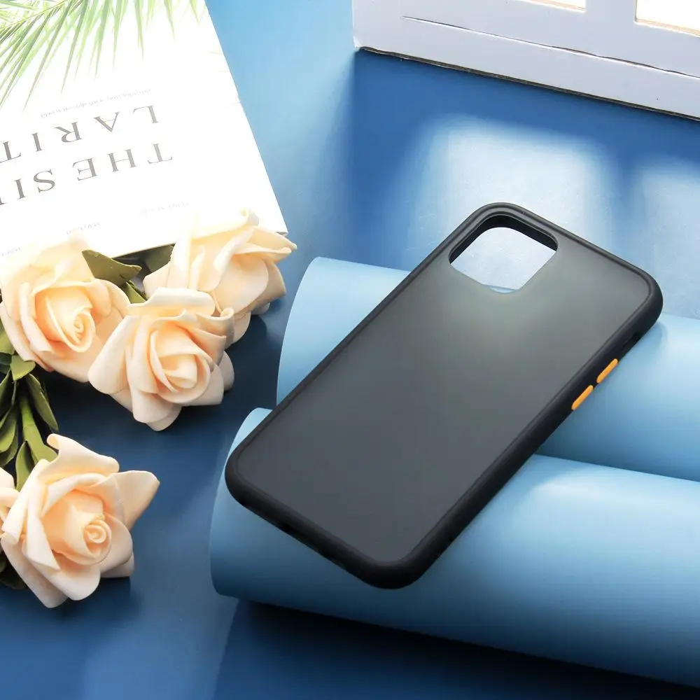 Для IPhone 11 Pro Max скраб полупрозрачный чехол для телефона TPU Мягкий защитный чехол матовый чехол для мобильного телефона - Цвет: 1