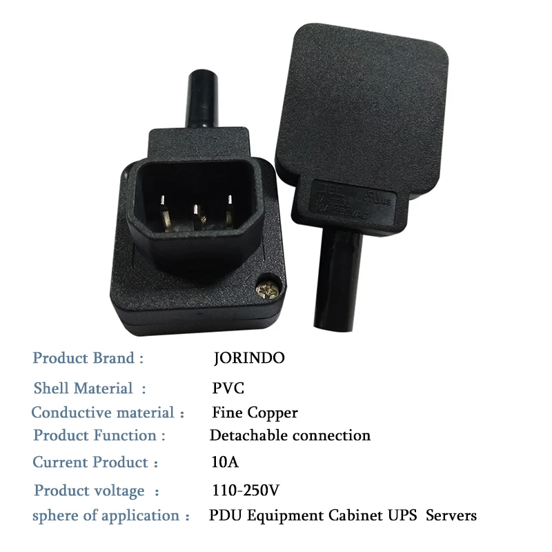 90 градусов Угловой IEC 320 C13 штекер/Гнездо AC 10A 250 В шнур питания Кабельный разъем