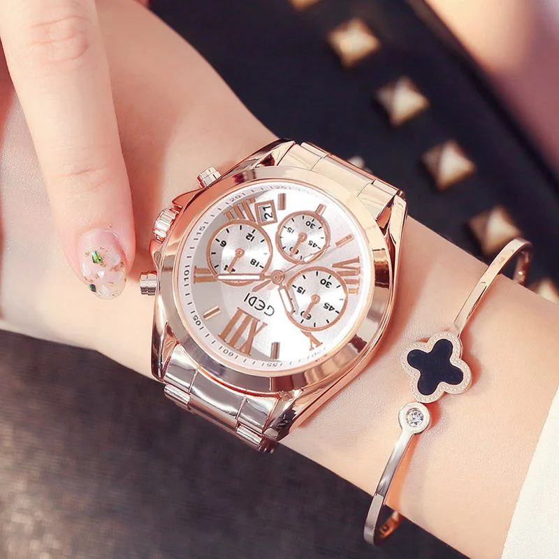 Le migliori marche di orologi da donna in oro rosa con calendario  impermeabile di lusso orologi da uomo al quarzo unici per orologio da donna  dorato femminile|watch brand|watch businesswatch for - AliExpress