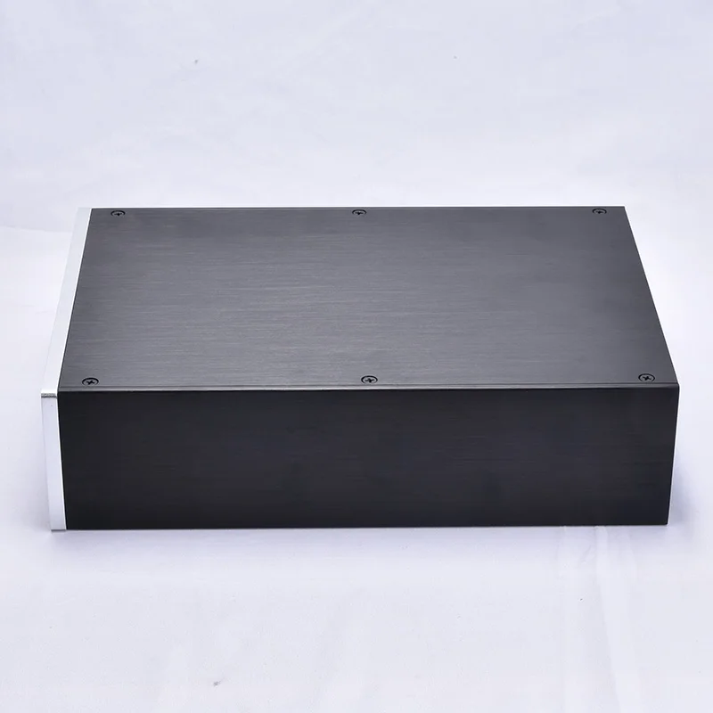 Kaolanhon 215*80*308 мм JC2208 полностью алюминиевый усилитель мощности Корпус DIY коробка усилитель чехол Серебряный предусилитель декодирование