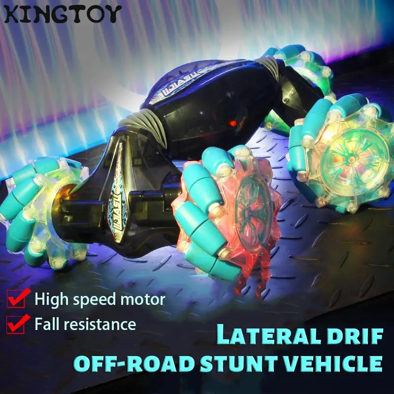 

4wd Rc Stunt Car Watch Gesture Control Deformable Electric Remote Control Car With Led Light Vehicles Drift Car 1665356
