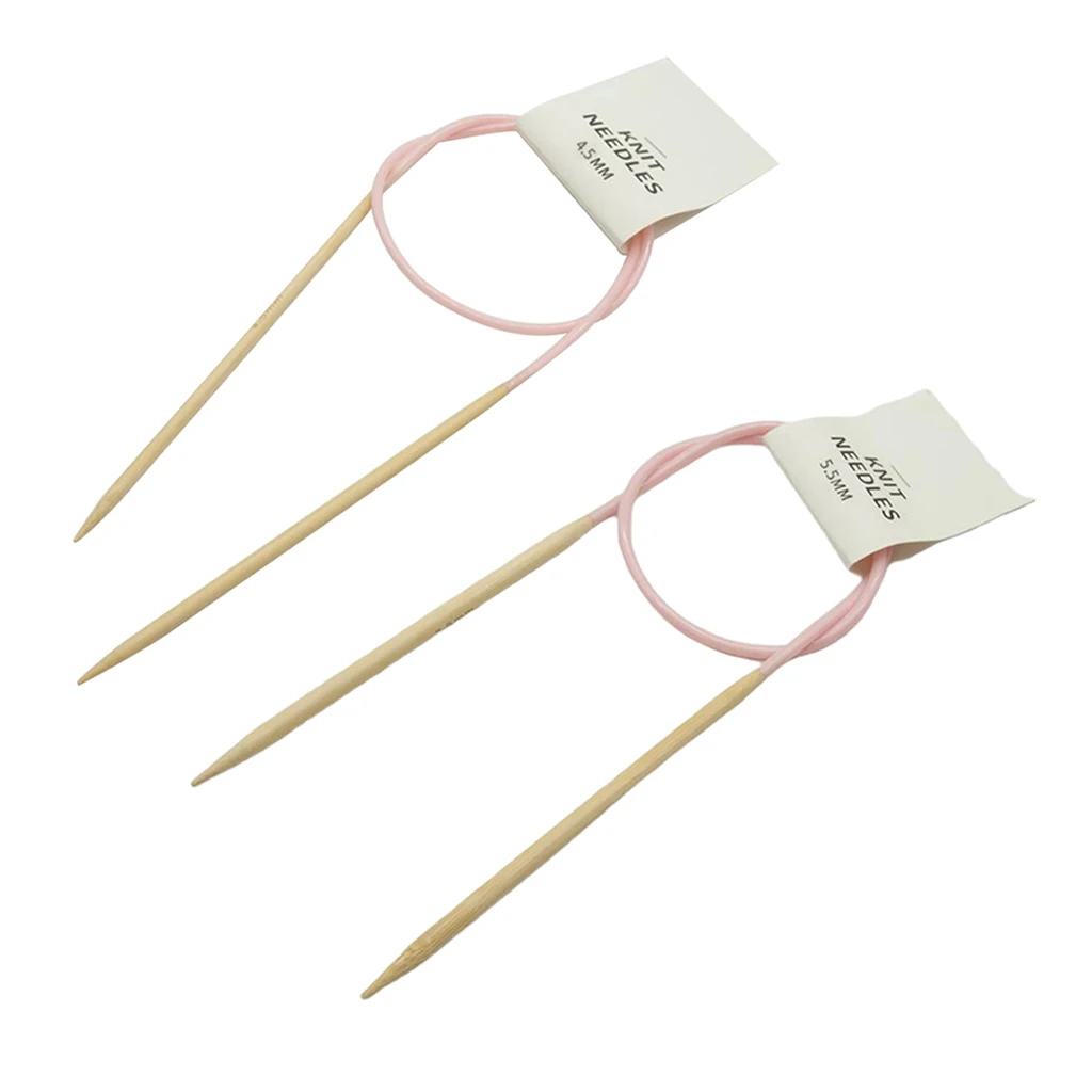 New Bamboo Circular Knitting Needle Sewing Yarn Various Sizes Tapestry Needles