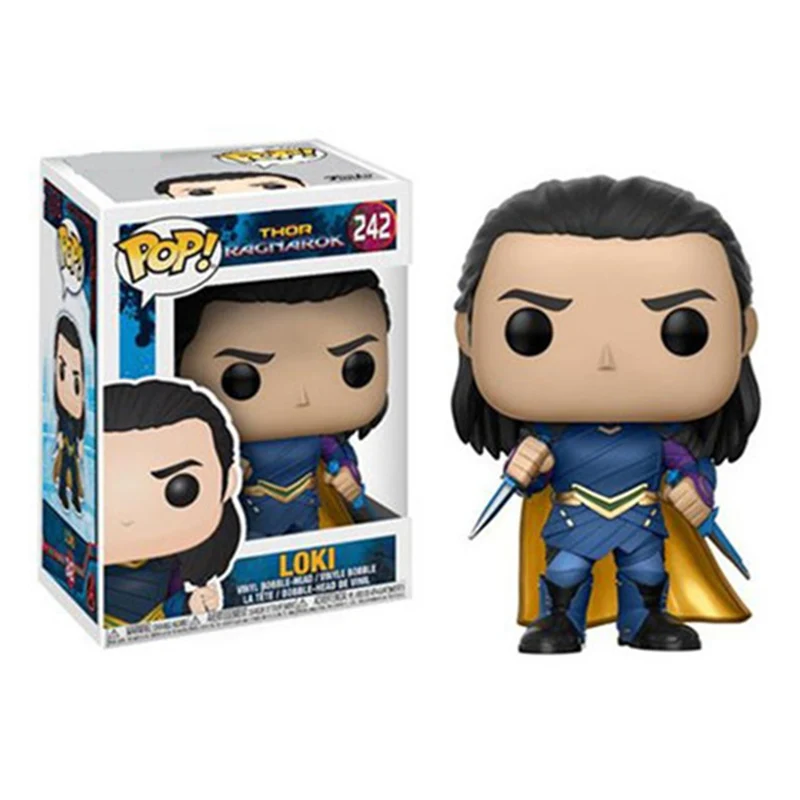 Funko pop Marvel официальный Тор: Ragnarok Халк Локи Hela Valkyrie фигурка Коллекционная модель игрушки для подарков - Цвет: with box 242