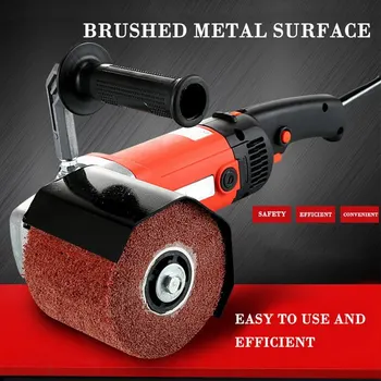 

220V 1400W Burnishing Machine Car Polisher Electric Sander Grinder Stainless Steel Sanding Polisher Metal Drawing Machine