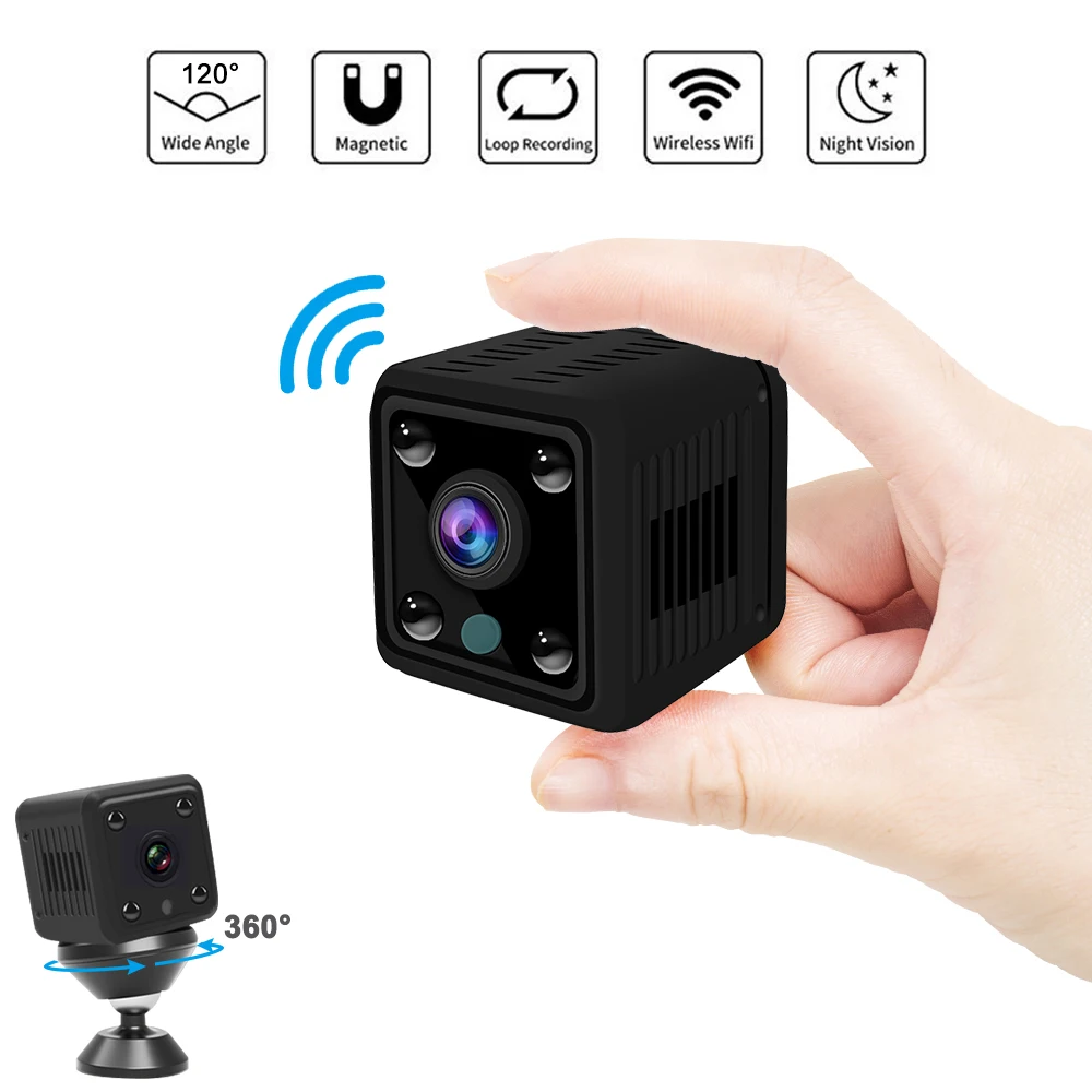 720 P/1080 P Мини Wi-Fi камера инфракрасного ночного видения микро камера CCTV обнаружения движения Домашняя безопасность детский монитор SD карта