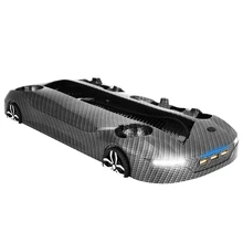 Вертикальная подставка для PS4 Pro/Slim с двойным охлаждающим вентилятором, PS Move зарядное устройство/двойной контроллер зарядная станция, 3 USB порта концентратор