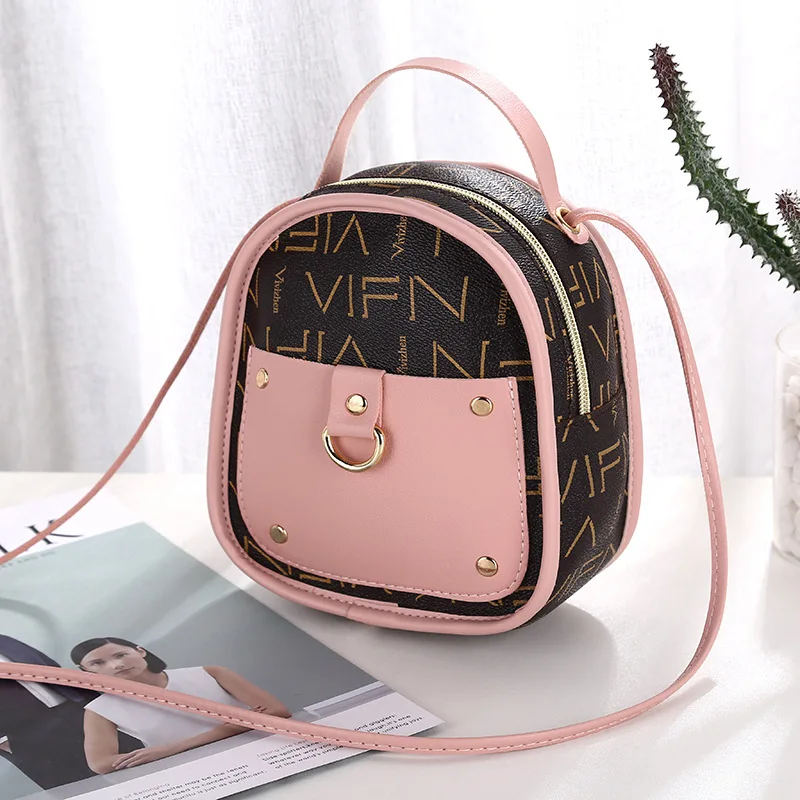 

2020 New Style Fashion Autumn And Winter New Arrival Hand Bag Women's Fashion Versatile Mini Small round Bag Shoulder WOMEN'S Ba