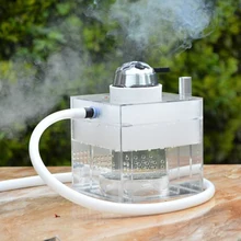 KyqRtz мини-светильник, акриловая бутылка для воды, набор для кальяна Ши ша С дымовой трубой, шланг для кальяна, светодиодный светильник и аксессуары для кальяна