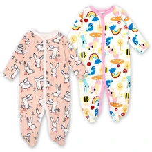 Одежда для маленьких девочек; комбинезон для новорожденных; Пижама для маленьких мальчиков; Одежда для младенцев 3-12 месяцев