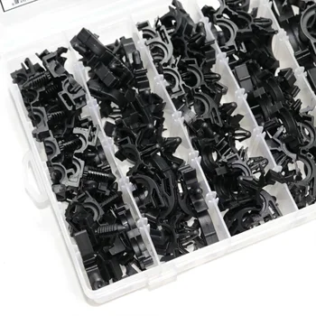 

132pcs Wiring Harness Clips Wiring Harness Releasable Cable 3/8" To 3/4" 6 Sizes 132x