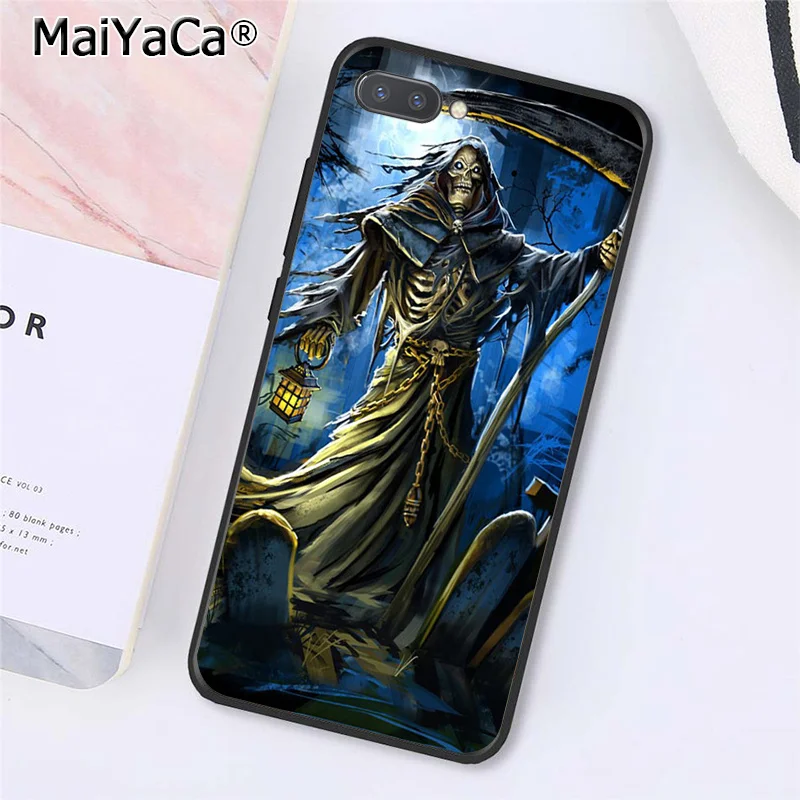 MaiYaCa Grim Reaper Череп Скелет Капа чехол для телефона huawei Honor 8X9 10 20 Lite Honor 7A 7C Honor10i View 20