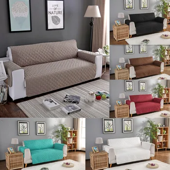 

1pcs Solid Color Sofa Couch Cover Coat Washable Removable Towel Armrest Couch Covers Slipcovers Dog Pets Single/two/three Seater