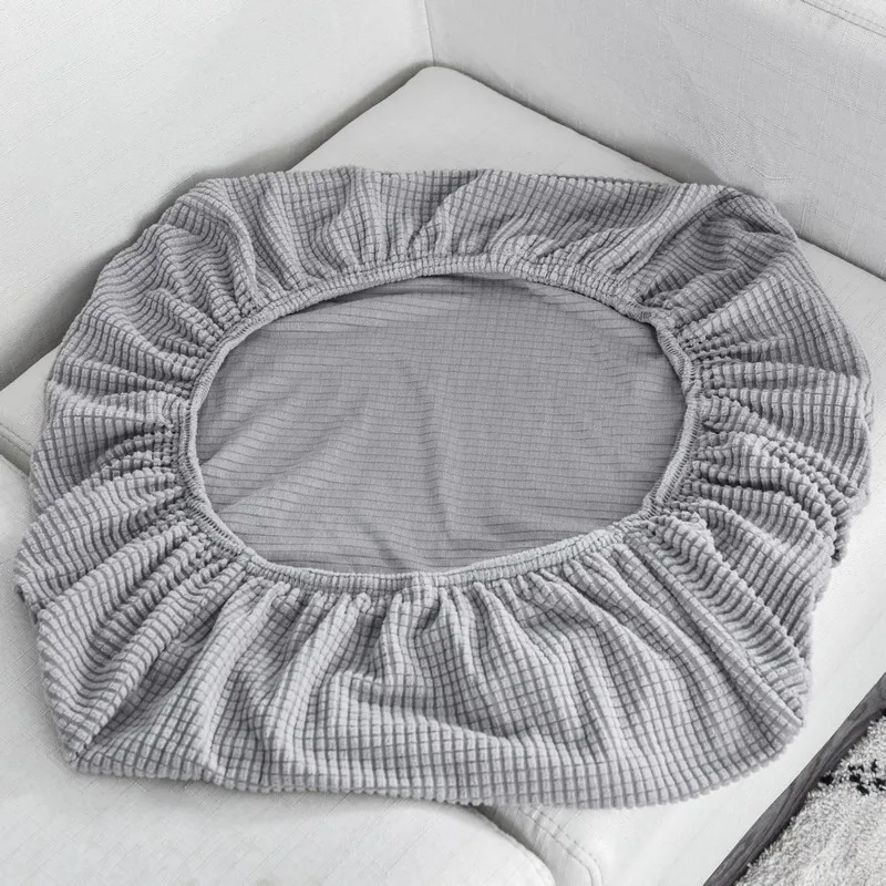 Plush Stretchable Jacquard Sofa Cushion Cover - Washable Furniture Protector
