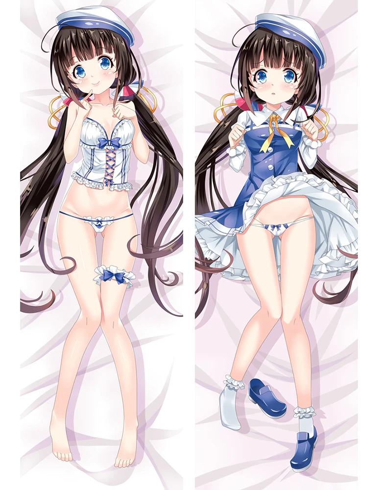 Аниме Ryuuou no Oshigoto Dakimakura, чехол с персонажами Ai Hinatsuru& Ai Yashajin, чехол с подушкой Гинко сора, обнимающий тело, чехол - Цвет: S8