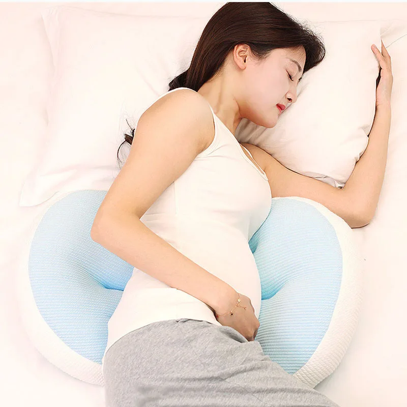 Моющиеся Подушки для беременных хлопок беременность спящий на боку u-образный подушки для беременных многофункциональная подушка поддержки тела