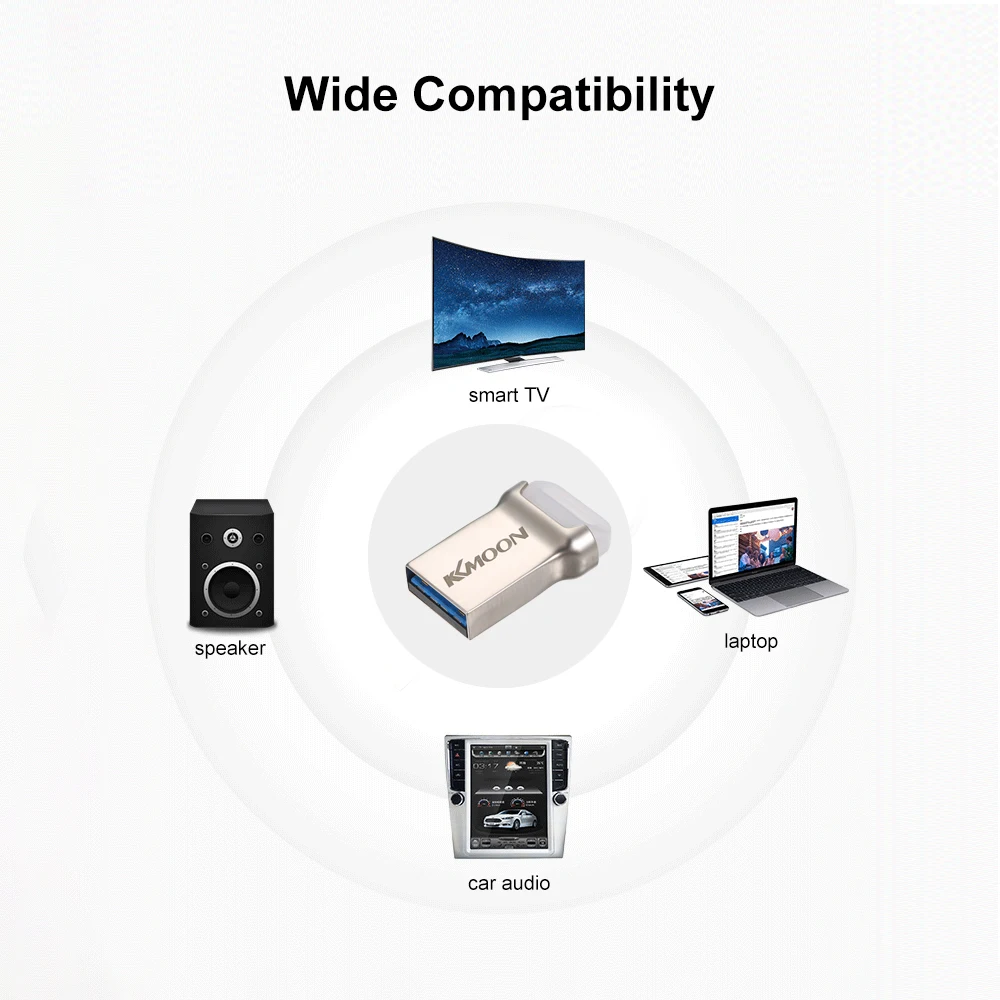 KKmoon USB флэш-накопитель USB3.0 Мини Портативный U диск 16 Гб флешки автомобильный флеш-накопитель серебристый для ПК ноутбука