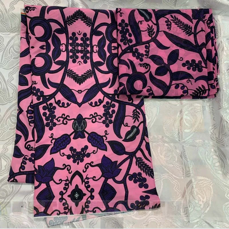 lmitated африканская шелковая атласная ткань воск шифон печать Анкара снег спиннинг дышащий 4 ярдов+ 2 ярдов Африканский шифон воск