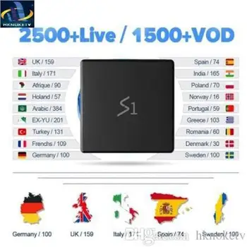 

IPTV 1 Year For Android 8.1 Smart TV Set Top Box Subscription 2500 Channels Europe Sweden Italy Spain Germany IPTV Box