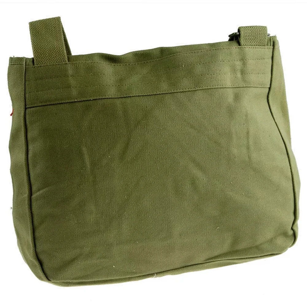 Vintage Canvas Bag Old Fashioned Small Messenger Pouch Military Satchel 4