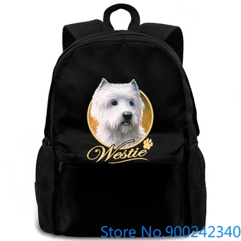 

Westie Dog Animal Lovers New Arrivals women men backpack laptop travel school adult student