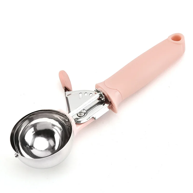 Ice Cream Scoop Stainless Steel Ice Cream Spoon Metal Icecream Cookie Scoop Melon Fruit Baller Ball Maker Kitchen Tools ice cream scoop