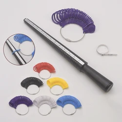 1pcs Professional Jewelry Tools Ring Mandrel Stick Finger Gauge Ring Sizer Measuring UK/US Size For DIY Jewelry Size Tool Sets