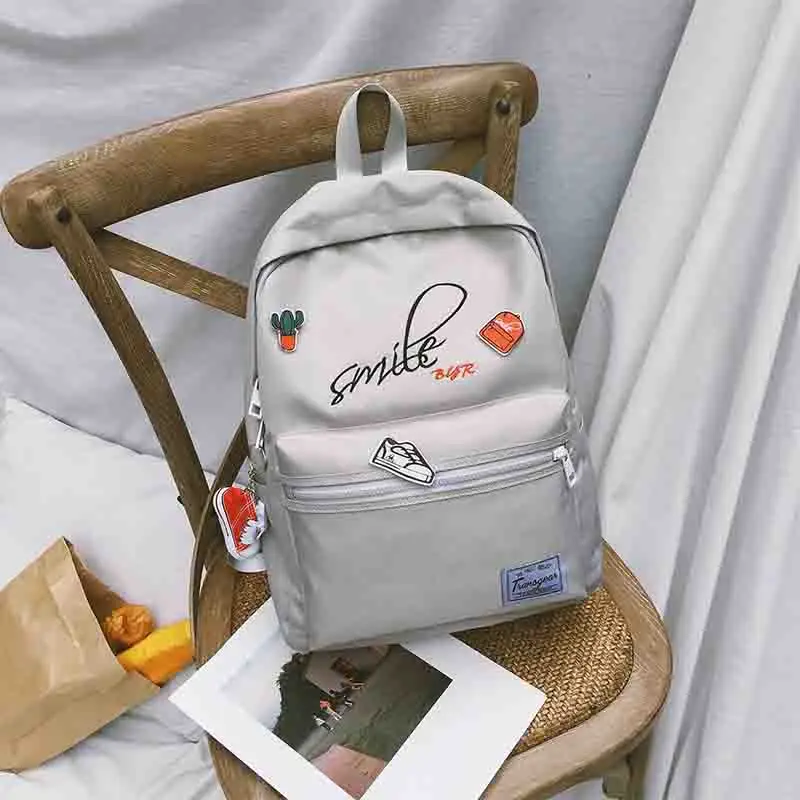 Женский Повседневный Рюкзак для ноутбука школьные сумки девочек-подростков