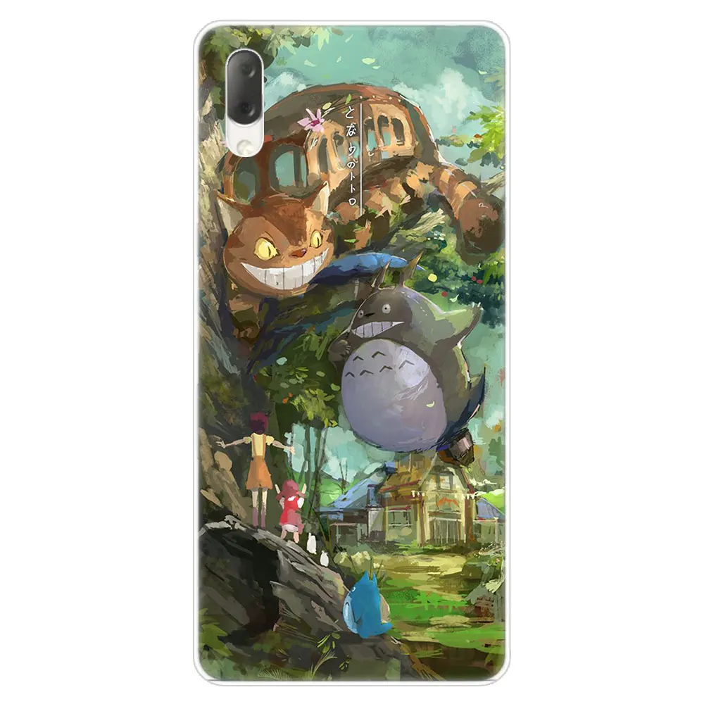 Studio Ghibli Аниме жесткий чехол для Sony Xperia L1 L2 L3 X XA XA1 XA2 XA3 ультра 10 плюс E5 XZ XZ1 XZ2 компактный XZ3 XZ5 2 20 крышка